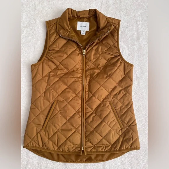 Old Navy Full Zip Diamond Quilted Vest Size XS Women’s - Picture 1 of 7